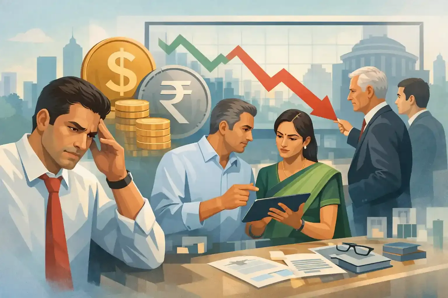 Rupee Under Pressure As Dollar Strength Persists